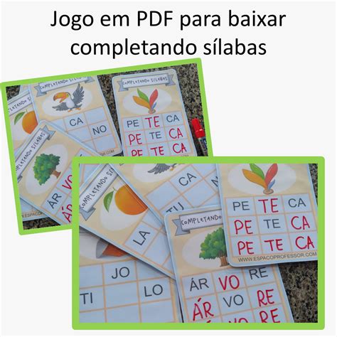 jogos pedagógicos para imprimir pdf